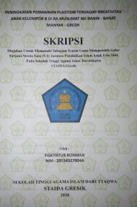 Image of Peningkatan Permainan Plastisin Terhadap Kreatifitas Anak Kelompok B Di Ra Muslimat Nu  Banin - Banat Manyar - Gresik