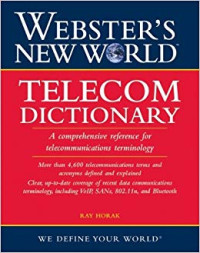 Image of Webster's New World; Telecom Dictionary