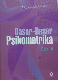 Image of DASAR-DASAR PSIKOMETRIKA